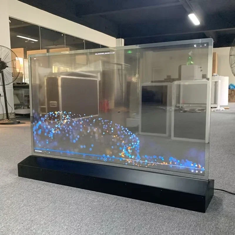 Stand Smart Interactive Transparent Touch OLED Screen Monitor Advertising Digital Signage Display