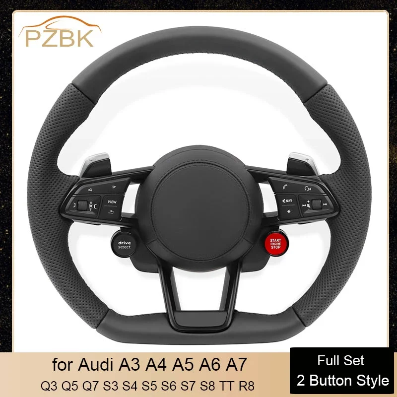 

Upgrade Car Steering Wheel 2 Button Style Assembly for Audi S8 R8 A3 A4 A5 A6 A7 Q3 Q5 Q7 Q8 S3 S4 S5 S6 S7 RS3 RS4 RS5 RS6 RS7