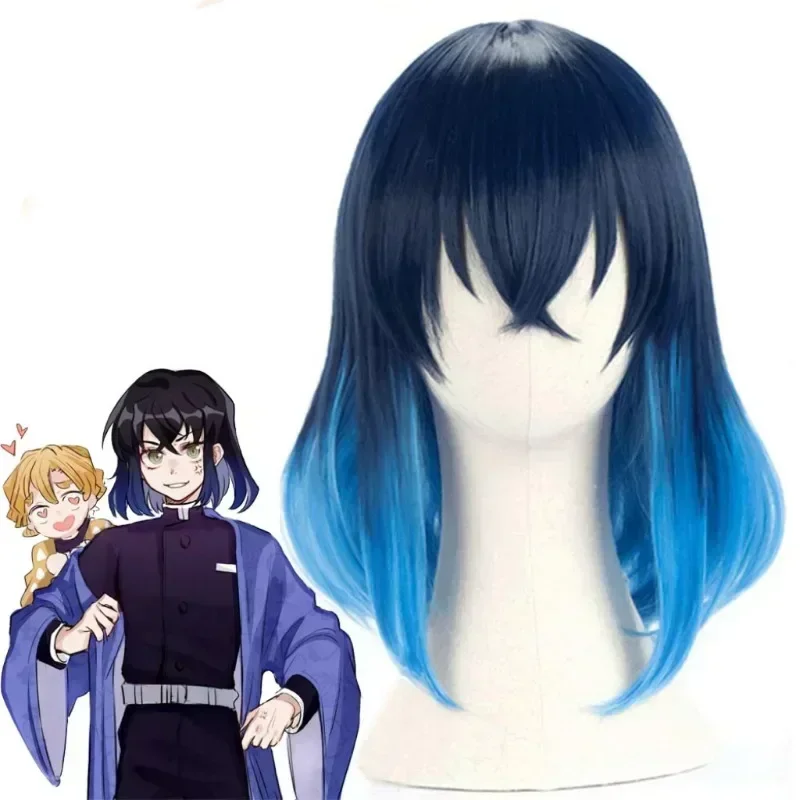 Anime Uzui Tengen Kochou Kanae Kamado Nezuko Kanroji Mitsuri Rui Hashibira Inosuke Sabito Cosplay Wig