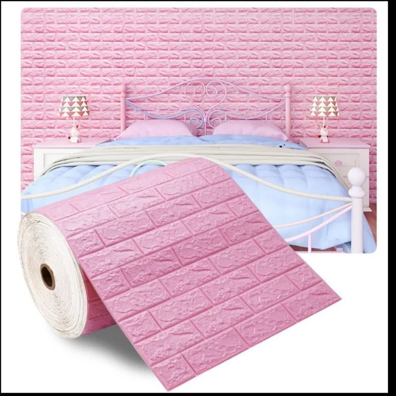 Papier Peint Auto-Adhésif 3D Tridimensionnel, Imperméable à l\'Eau et à l\'Humidité, Décoration Murale de Fond de Chambre à Coucher, 70cm x 2m