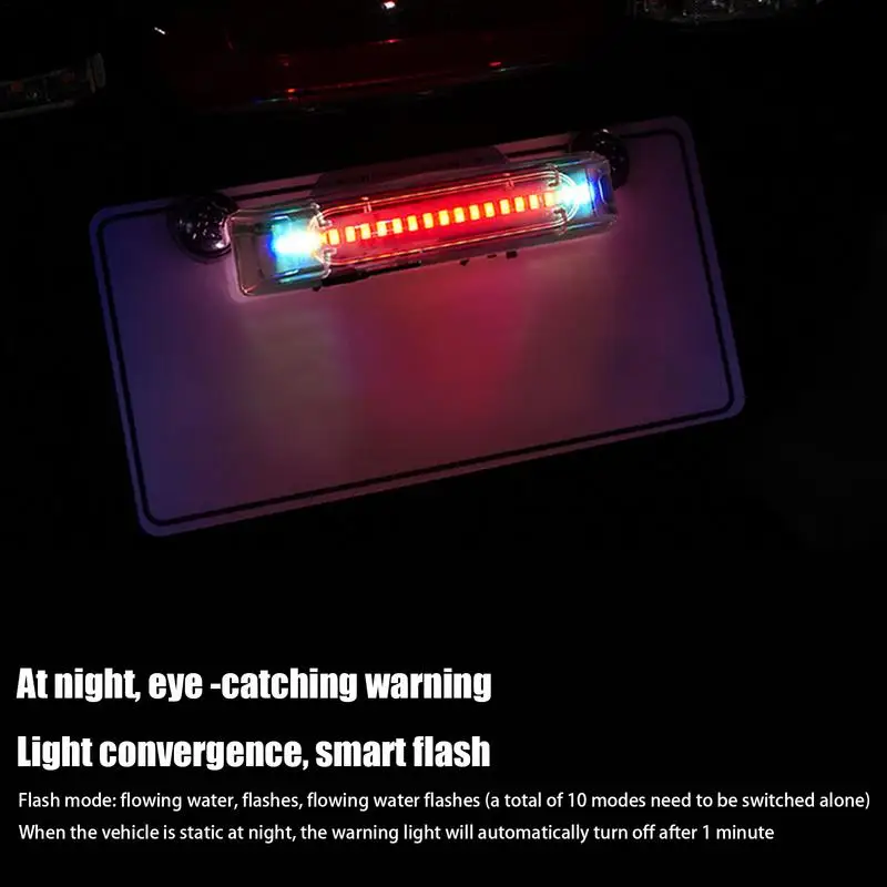 Led Strobe Lights Car Warning Lights For Tail Flash Lights Vehicle Strobe Lights Waterproof Anti Collision Lights For Trucks