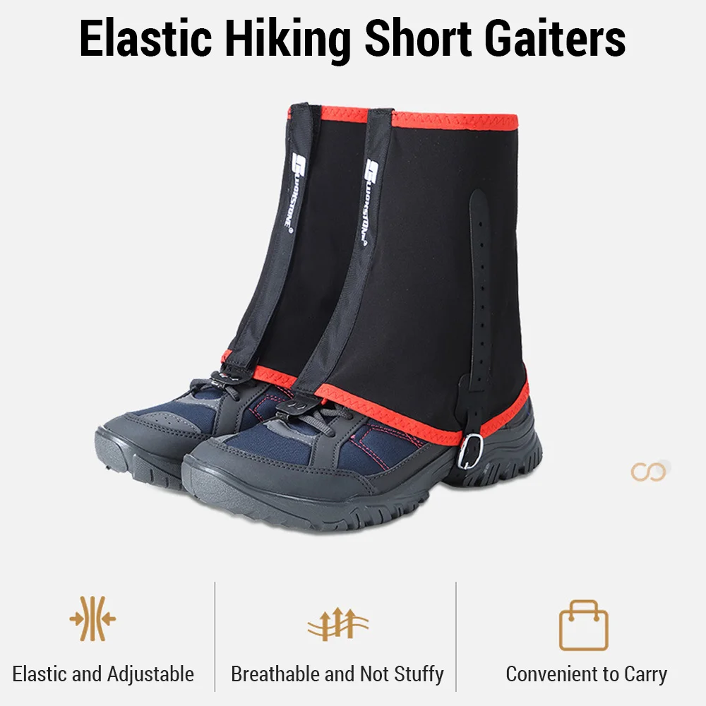 Elastic Leg Gaiter Hiking Cycling Short Gaiters Sand Prevention Low Ankle Shoes Cover Outdoor Travel Leg Gaiter Foot Cover