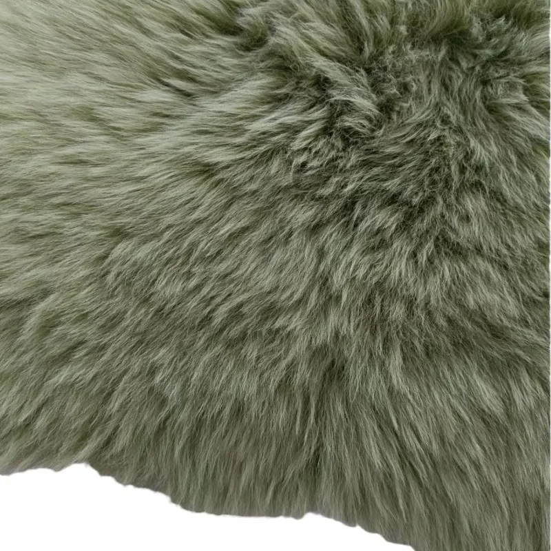 

Pure wool carpet fur integrated taro purple sofa cushion living room bedroom bedside chair cushion single chair wool seat