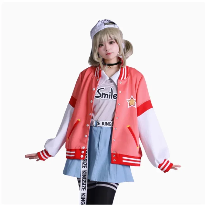 

Azusawa Kohane Cosplay Costume Anime Colorful Stage Azusawa Kohane Outfits Wig Hat for Women Girls Carnival Comic Con