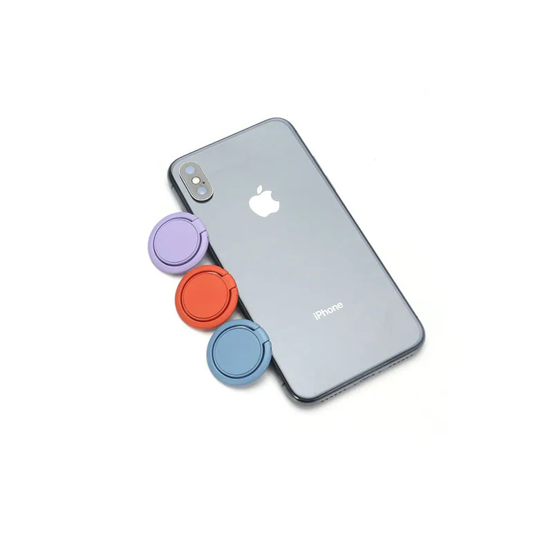 Finger Ring Holder Stand Grip 360 Rotating For Mobile Phone Car Magnetic Mount Phone Back Sticker Pad Unniversal Bracket image 5
