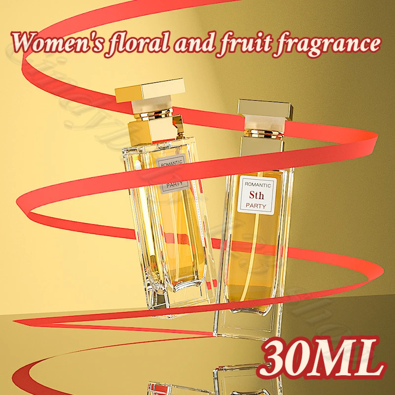 Perfume de fragancia de flores y frutas para mujer Fragancia fresca, natural y duradera 30 ml