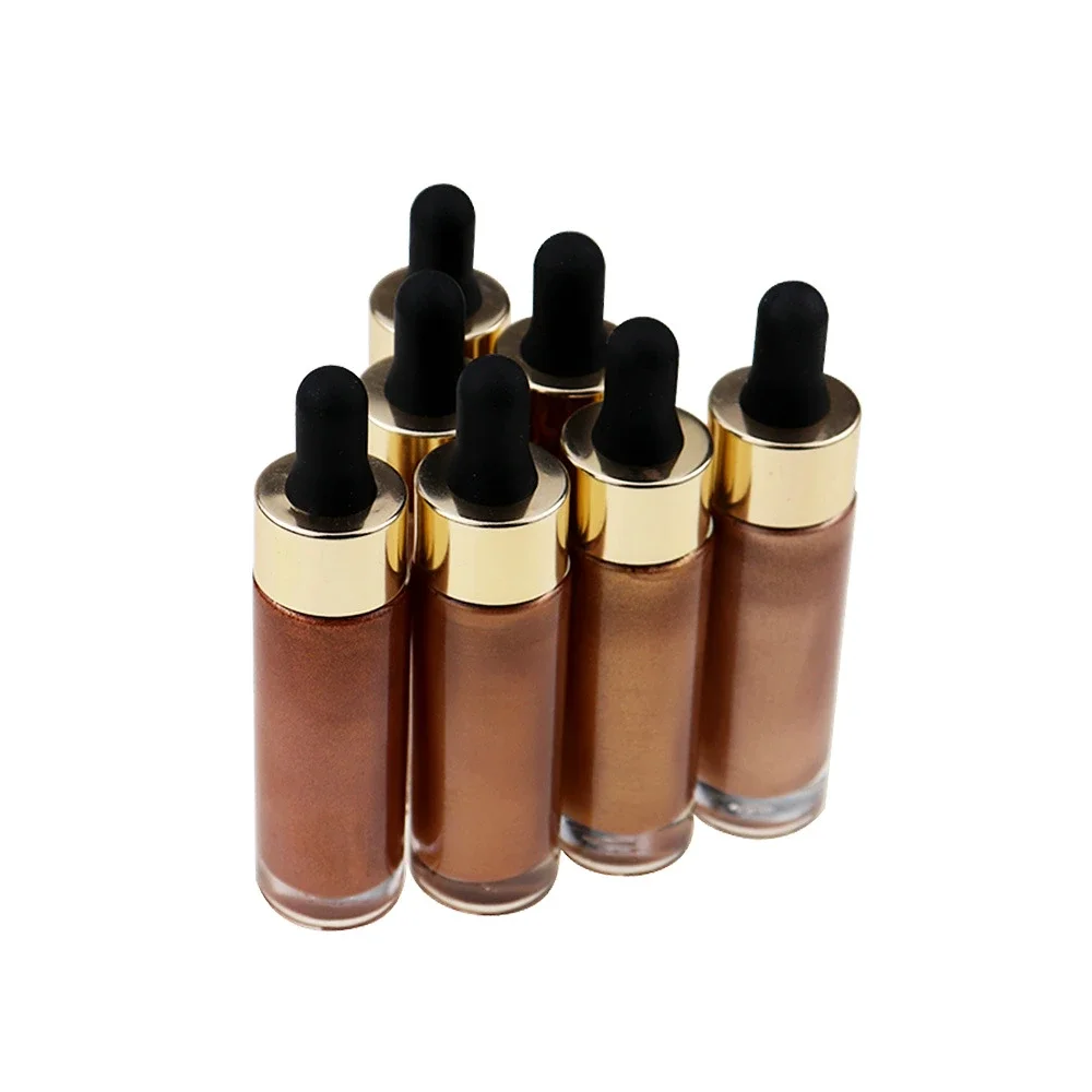 

7-color Stereoscopic Makeup Lasting Foundation Private Label Liquid Highlighter Custom Bulk Make up