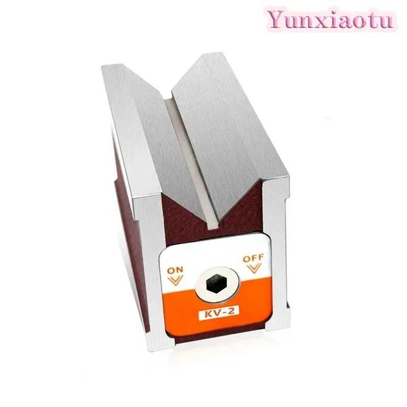 KV-2 Magnetic Triangular Table Right Angle Magnetic Base Laser Machine V Type Magnetic Block Wire Cutting Magnet 12K CH