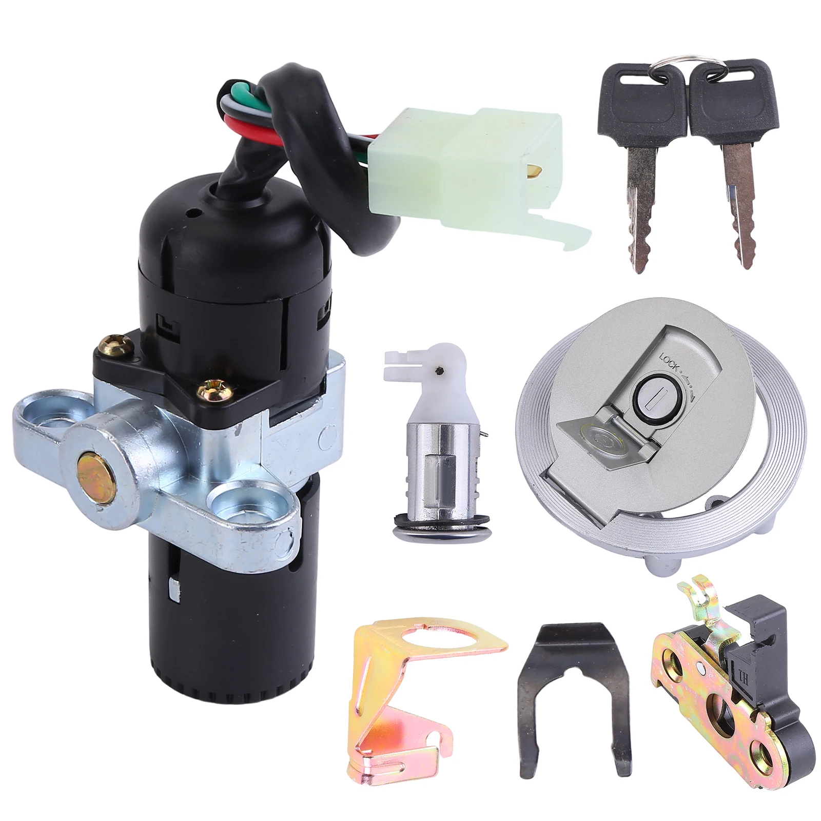 

Ignition Lock Switch with Key Compatible for Vento Nitrox 200 250 T2 Electric Scooter Handlebars Ignition Switch Key Power Lock