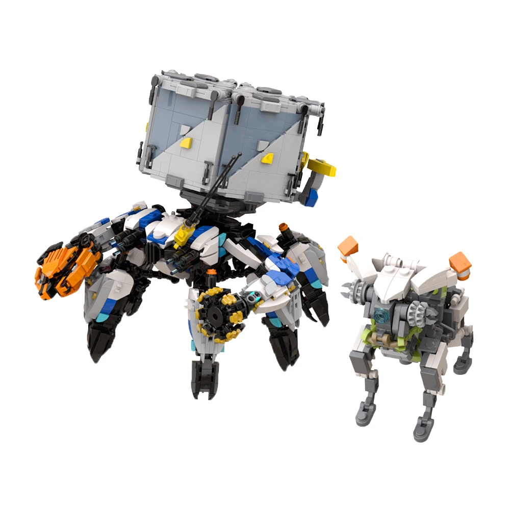 Game Horizon Shell Walker Broadhead Figure Building Blocks Set MOC Zero Mecha Corruptor War Machine Bricks Model Toy Kid Gift