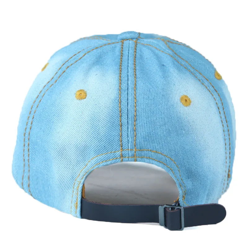 [YARBUU] Four Seasons Baseball Cap For Women Casual Hat Denim Gorras Rhinestone Caps Letter LUCK Casquette Hats