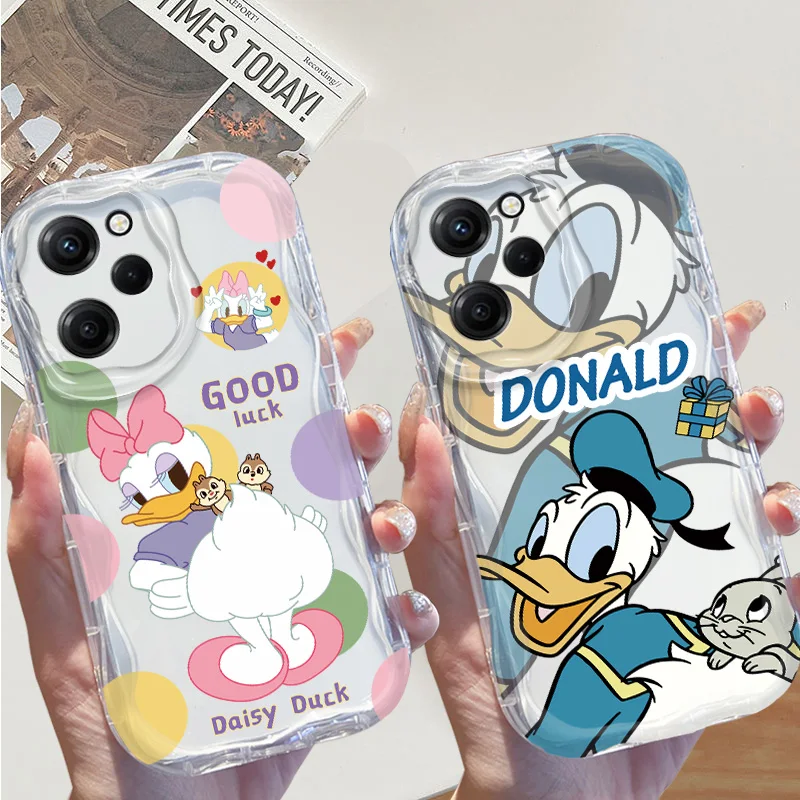 Disney Donald Duck Cream Phone Case For OPPO Realme C 20 21 25 30 31 33 35 55 65 67 S Y A Narzo 20 30 50 Pro GT3 silicone Funda