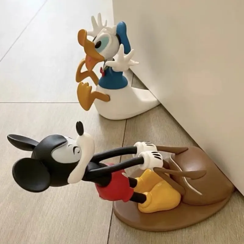 Cute Cartoon Mouse Duck Woody Windproof Anti-Collision Safety Door Stopper Decorative Door Wedge Office Door Holder Home Gifts view 2