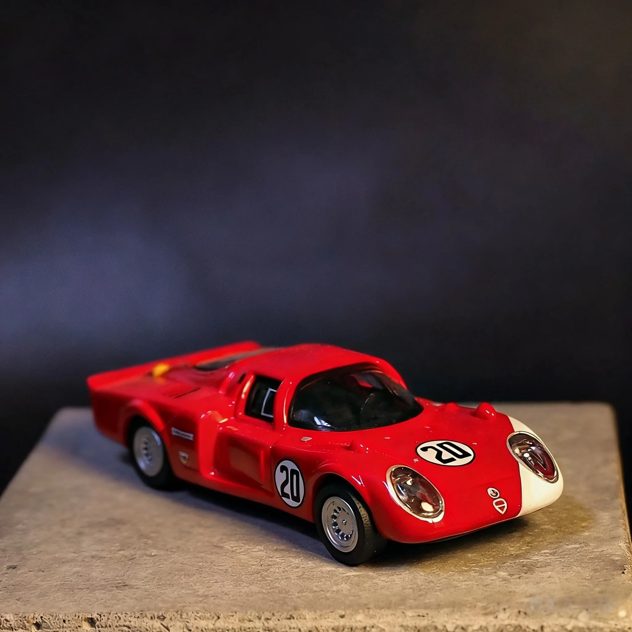 

Модель гоночного автомобиля с высокой имитацией масштаба 1:87, 33,2, классический мини-автомобиль в стиле Daytona, коллекционный дисплей, подарок