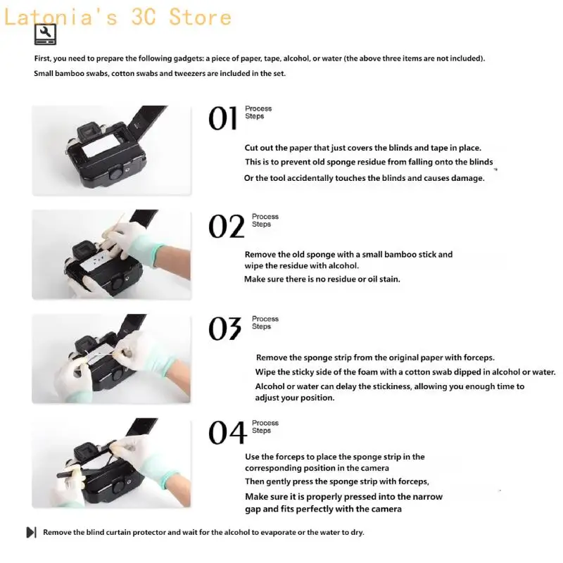 Light Seal Schaumstoffschwamm für OM10 optimiert die Bildqualität und verbessert die Fotografie – Detail 7