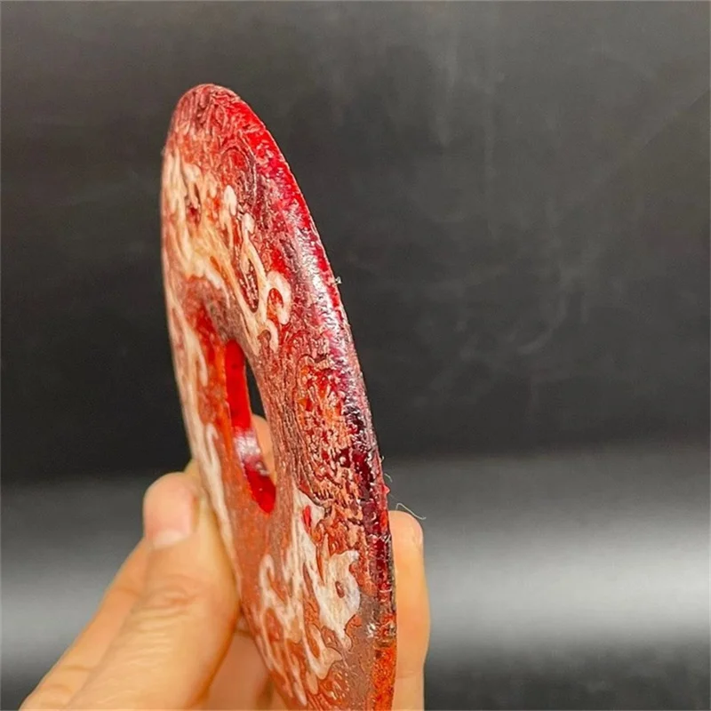 Imitation Ancient Jade Spear Artifact Unique Shape And Decoration Yuge Stylish Design Home Decor Collectible Item