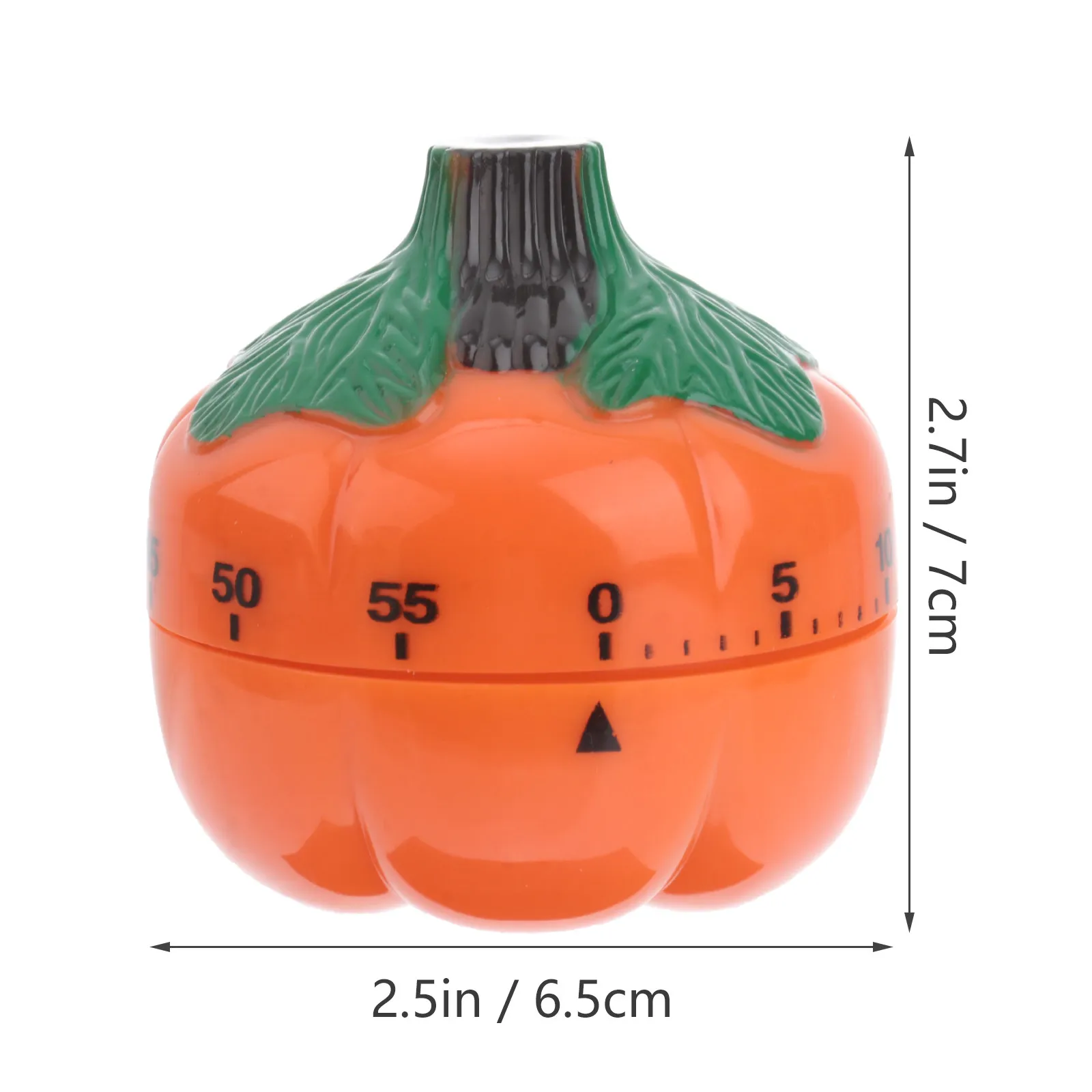 Pumpkin-Shaped Mechanical Kitchen Timer, Orange Cooking Countdown Timer for Baking & Household Use, No Battery Required