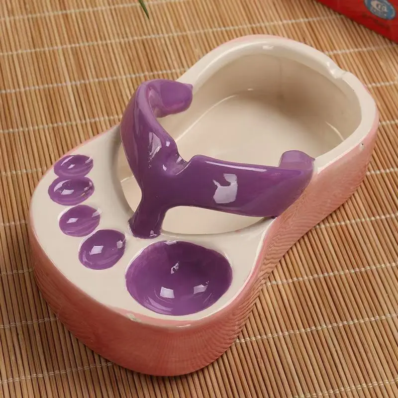

Portable Ceramic Dipping Bowl Lovely Flip Flops Ketchup Soy Sauce Dipper Salad Saucer Cute Mini Snacks Plate, Seasoning Containe