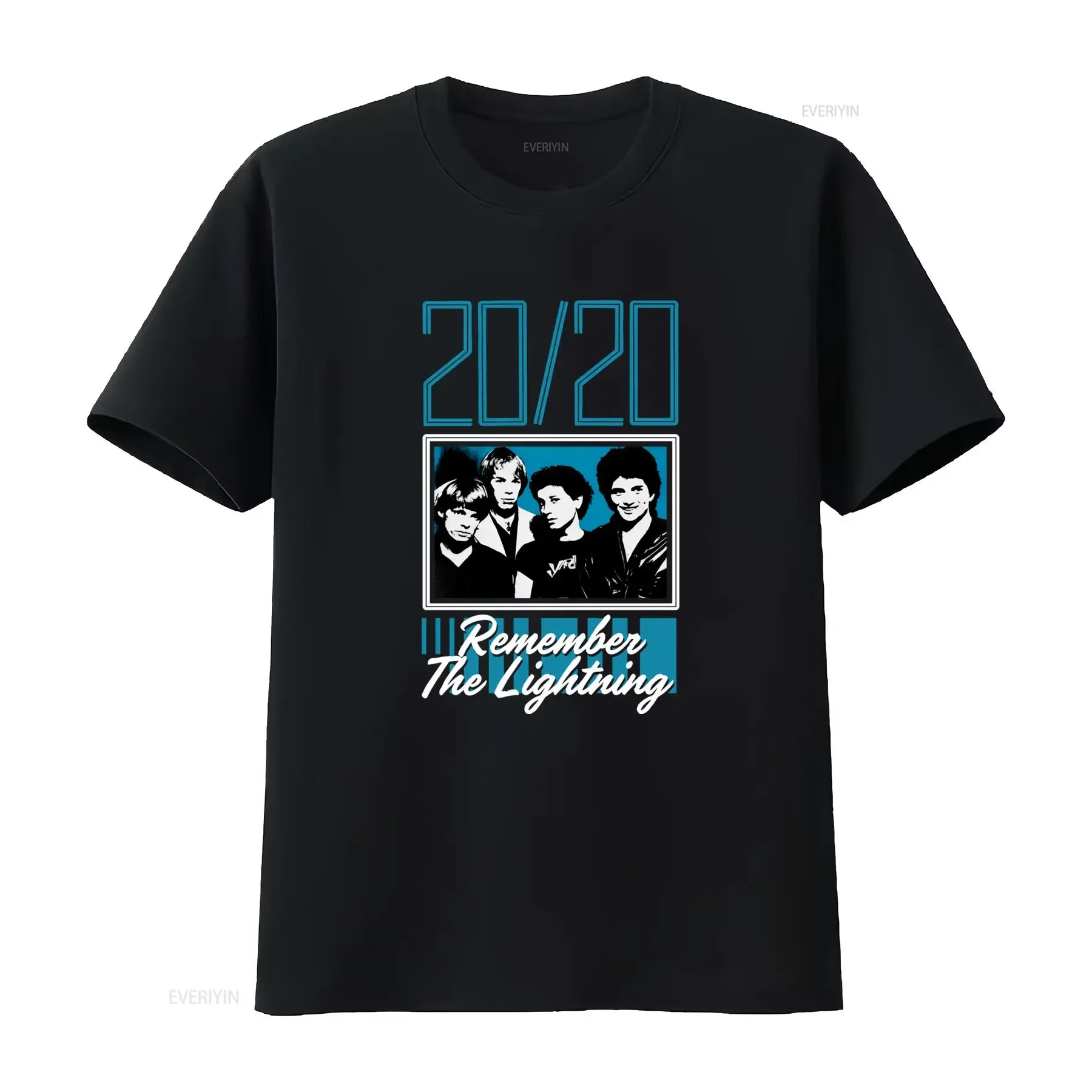 20 Remember The Lightning Retro Band T Shirt for Kids vintage Washed Casual Comfortable Stylish Top For Everyday Wear Stretched