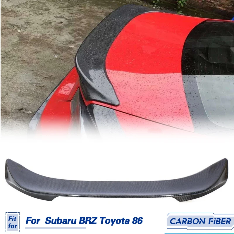 

Car Rear Trunk Spoiler Wing Carbon Fiber for Subaru BRZ Toyota GT86 Coupe 2-Door 2012-2018 Racing Rear Spoiler Boot Lid Wing Lip