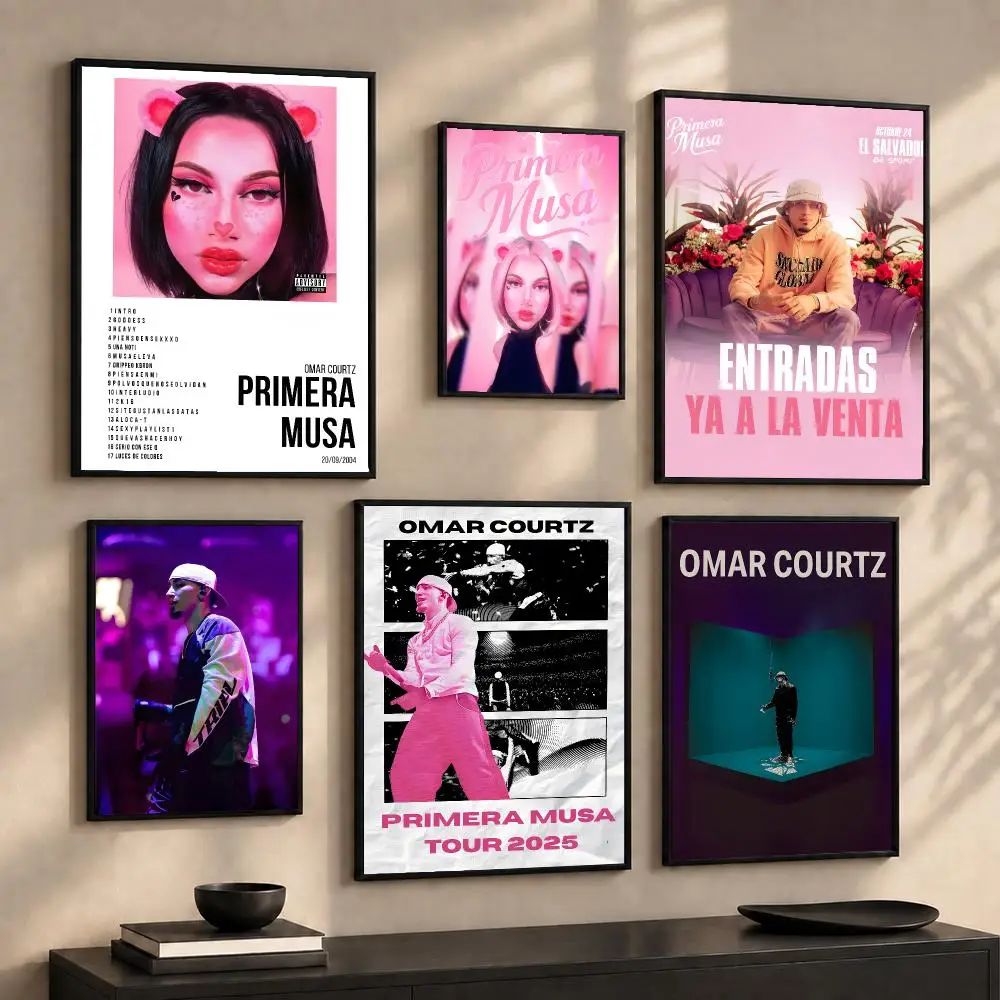 Hot Singer O-Omar Courtz Painting Canvas Wall Art Prints for Living Room Bedroom Home Decor Halloween Gift