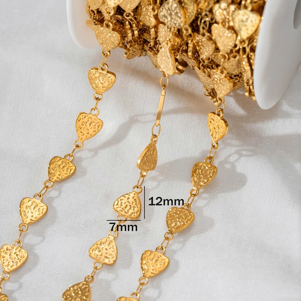 0,5m 1m Edelstahl PVD 18K Gliederketten für DIY-Halsketten, Armbänder, Schmuckherstellung, Großhandel, Ketten für Handarbeiten – Detail 9