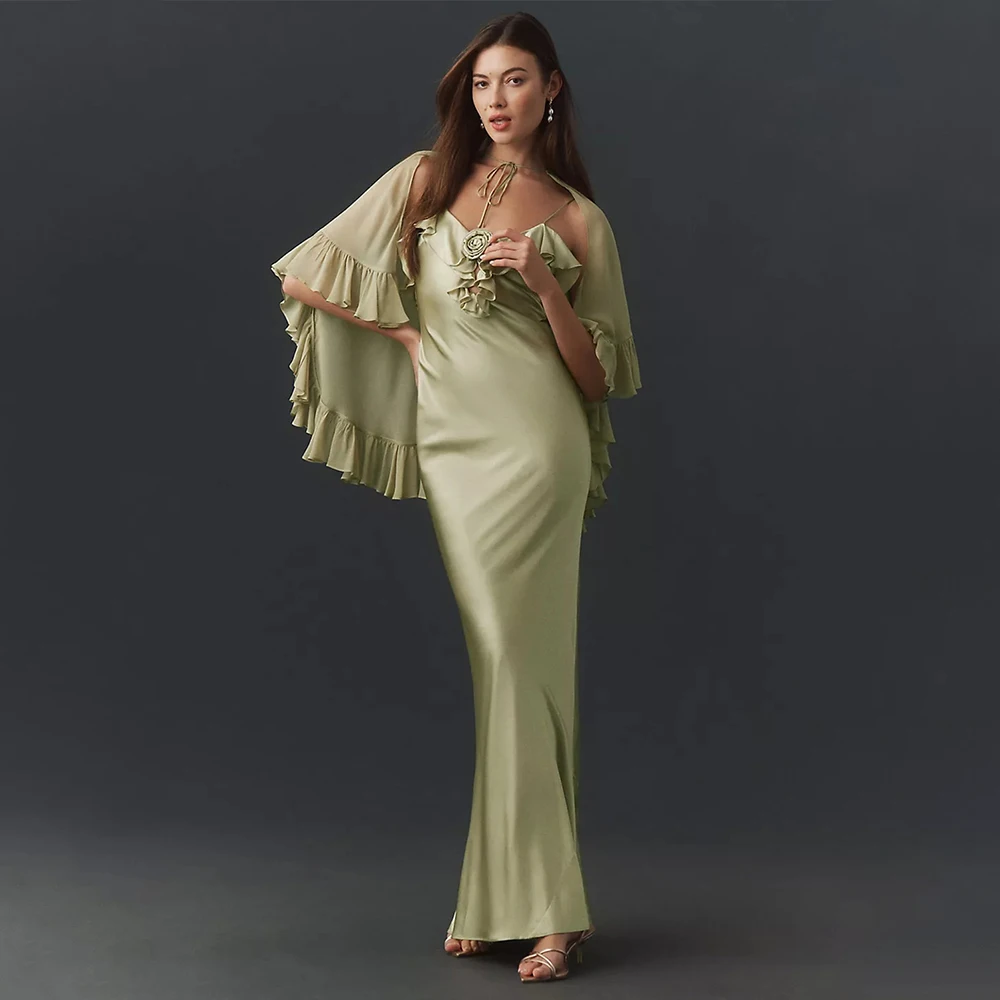 

Women's Formal Evening Gowns Sleeveless Floral Evening Dresses Women Elegant Formal Dresses for Party Wedding Guest Formal Gowns