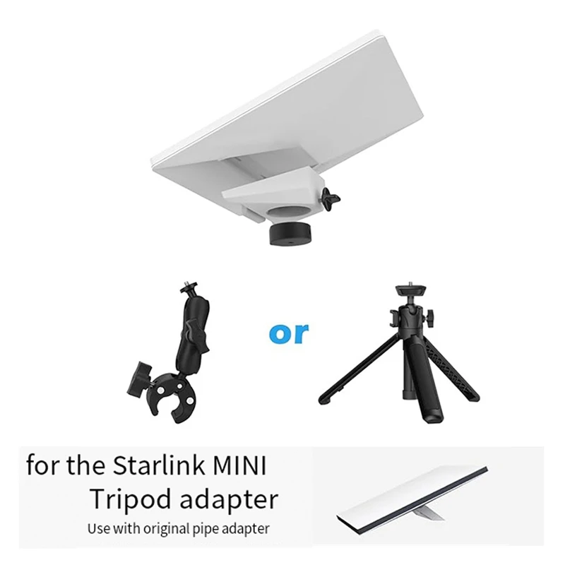 車の窓やサンルーフに適したアルミニウム合金三脚アダプター、スターリンクミニに適しています
