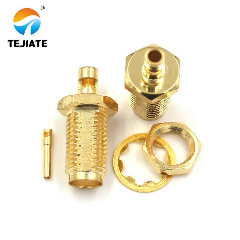 1PCS SMA-KY 1.78 connector RG178 Calbe wireless RF coaxial connector 11MM-17MM open outer stem inner hole