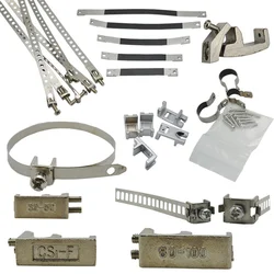 10pcs Magnetic Switch Mounting Bracket Universal SC Holder Straps Cylinder Switch Clip for Securing CS1-F Sensor