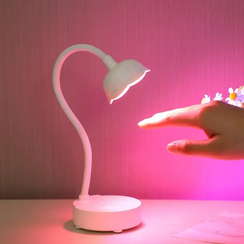 Lampa LED do paznokci lampa do suszenia paznokci przenośny 12W akumulator indukcyjny żel lekki składany USB do polerowania narzędzia do Manicure suszenia