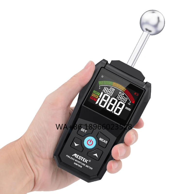 

mestek WM700B Digital Spherical Non Contact Wood Moisture Meter WM700B Pinless Device - Spherical mositure meter