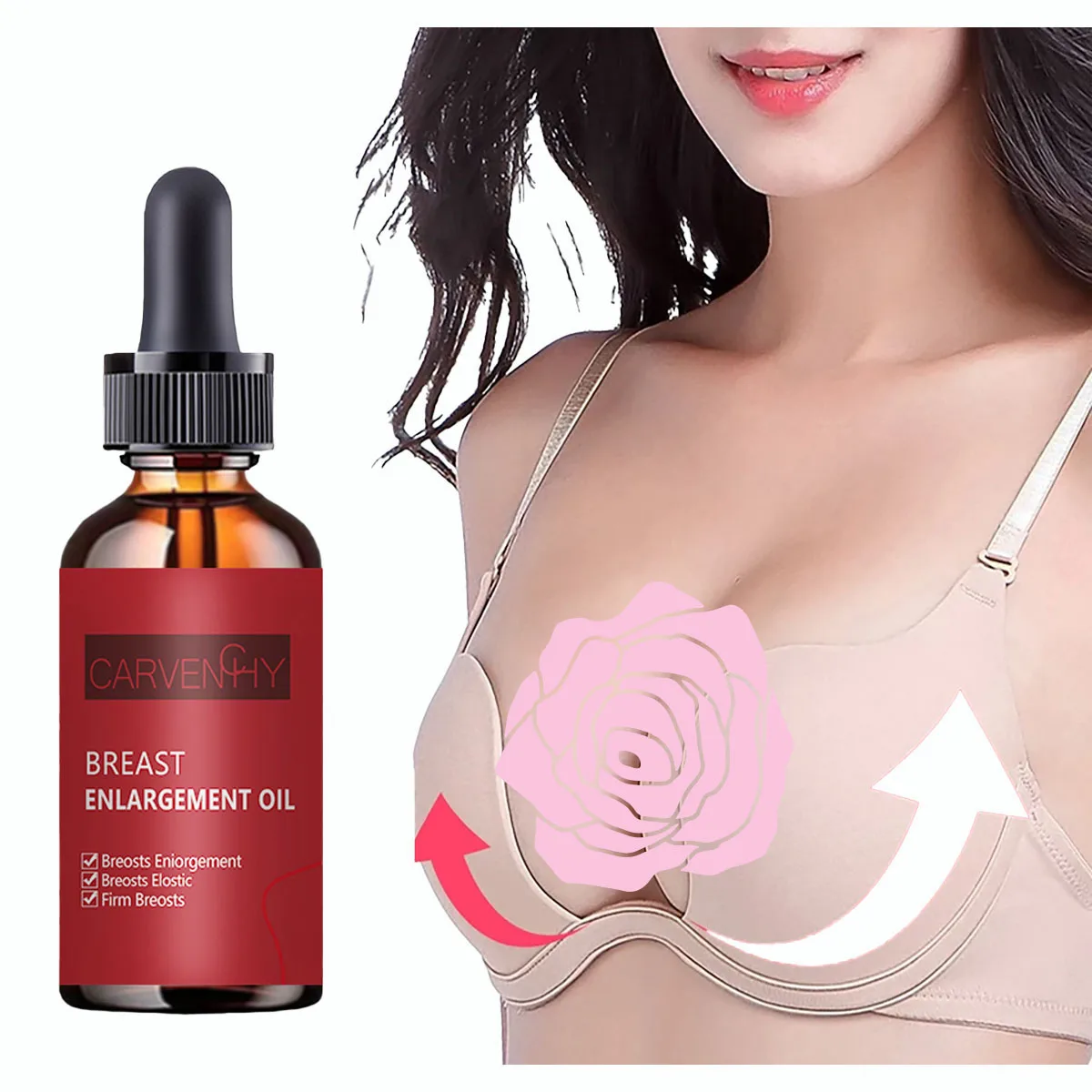 5ML/15ML/30ML/50ML/Women Breast Enlargement Oil Chest Enhancement Oils Elasticity Promote Female Bigger Breast Lift Firming Mass