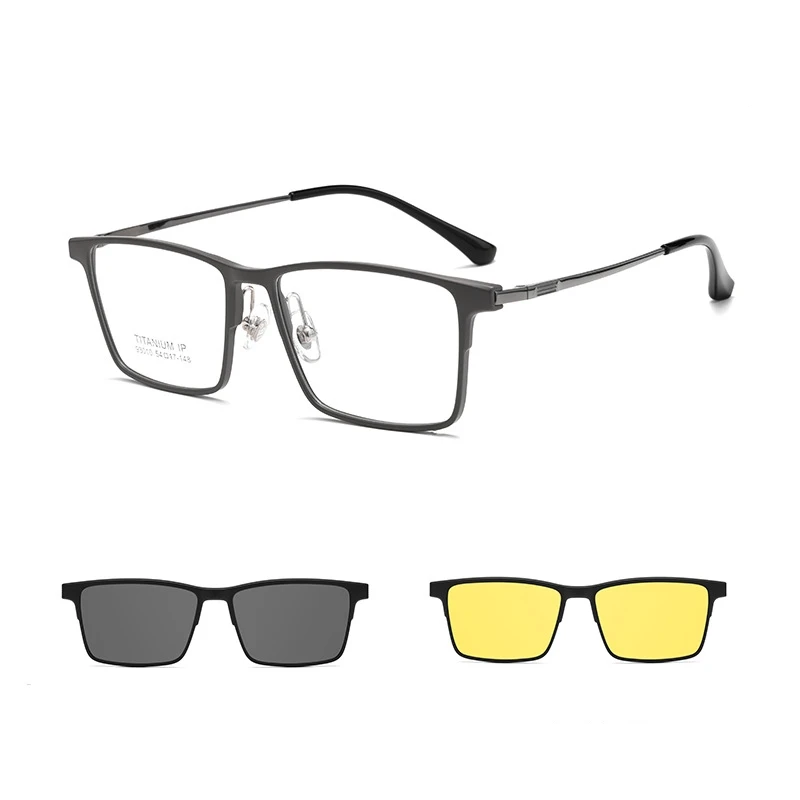 YIMARUILI New Magnetic Clip Polarized Sunglasses Driving UV Pure