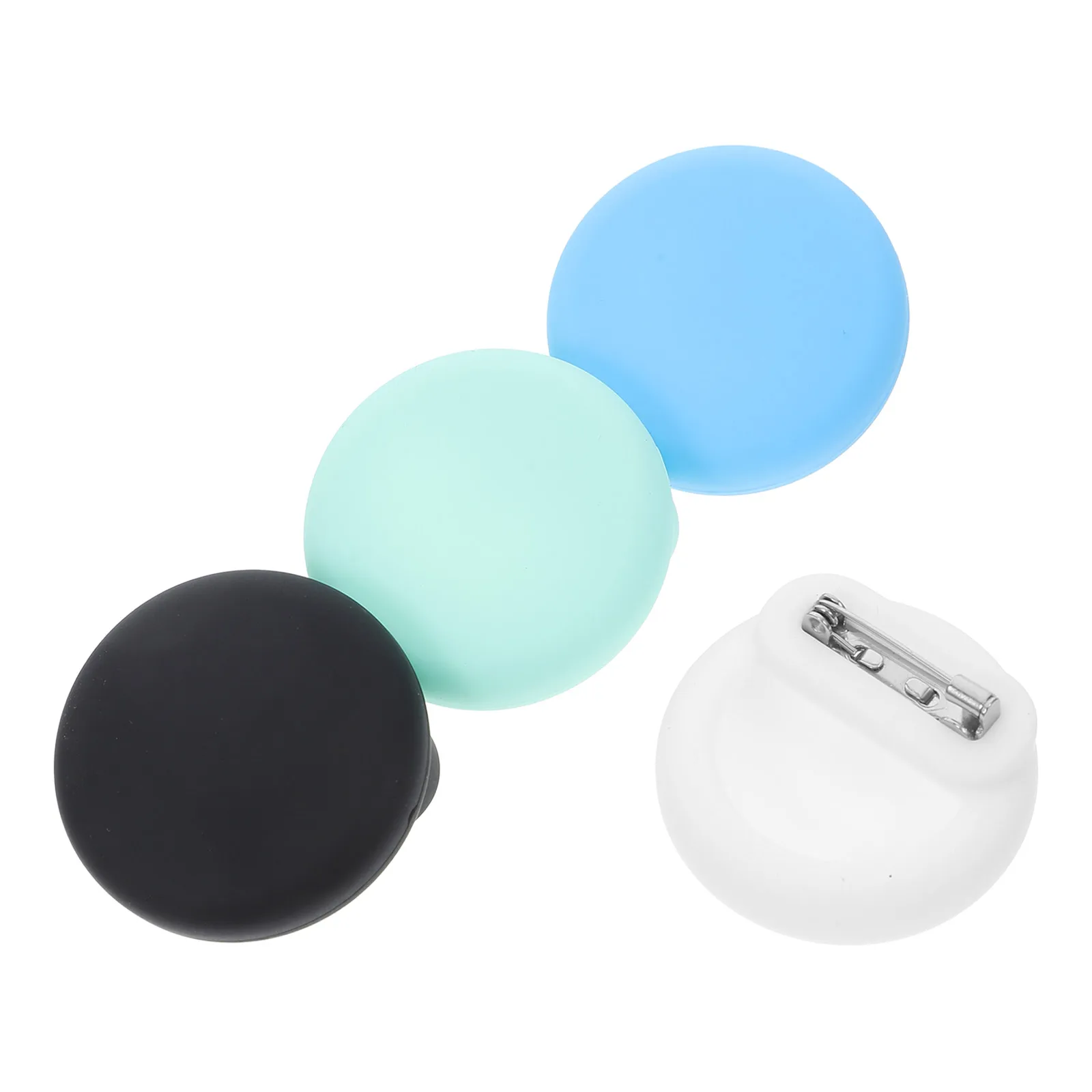 

4 Pcs Silicone Hidden Tracker Holder for Kids Clothes Safety Pin Compatible Universal Fit Secure Tracking for Clothes