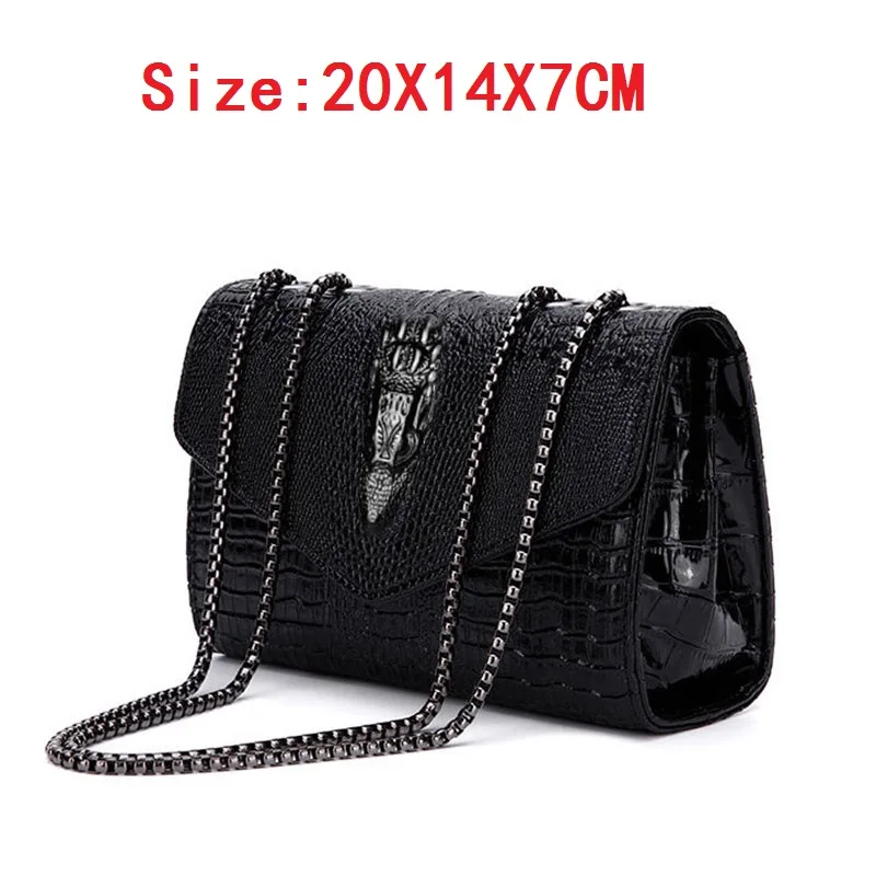 Handbag Small Shoulder Crossbody Bags for Woman Korean New 2024 Fashion Clutch Brand Handbags Women Bag Crocodile Messenger Bags