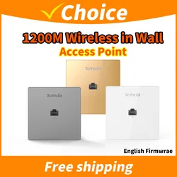 Tenda W12 Dual Band 1200M Wireless In-wall AP Panel Hotspot Home Router MESH Acess Point Repeater