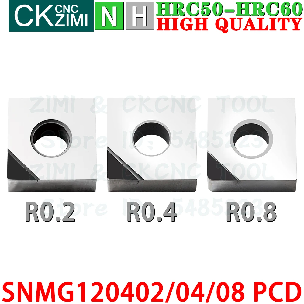 SNMG120402 PCD SNMG120404 PCD SNMG120408 PCD Пластины PCD Алмазные пластины для токарной обработки Инструменты Механический с SNMG1204 SNMG 1204 PCD ЧПУ Токарный станок для резки металла Инструменты для меди, алюминия