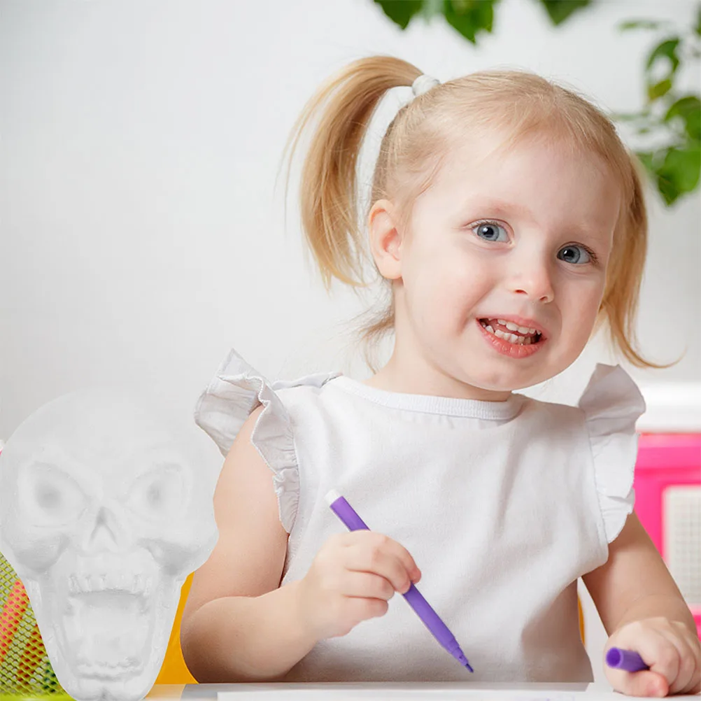 6 Stuks Schuim Grimas Polystyreen Ballen Voor Creatieve Kinderen Diy Schilderen Ambachten Voorschoolse Schoolactiviteiten Polystyreen Ballen