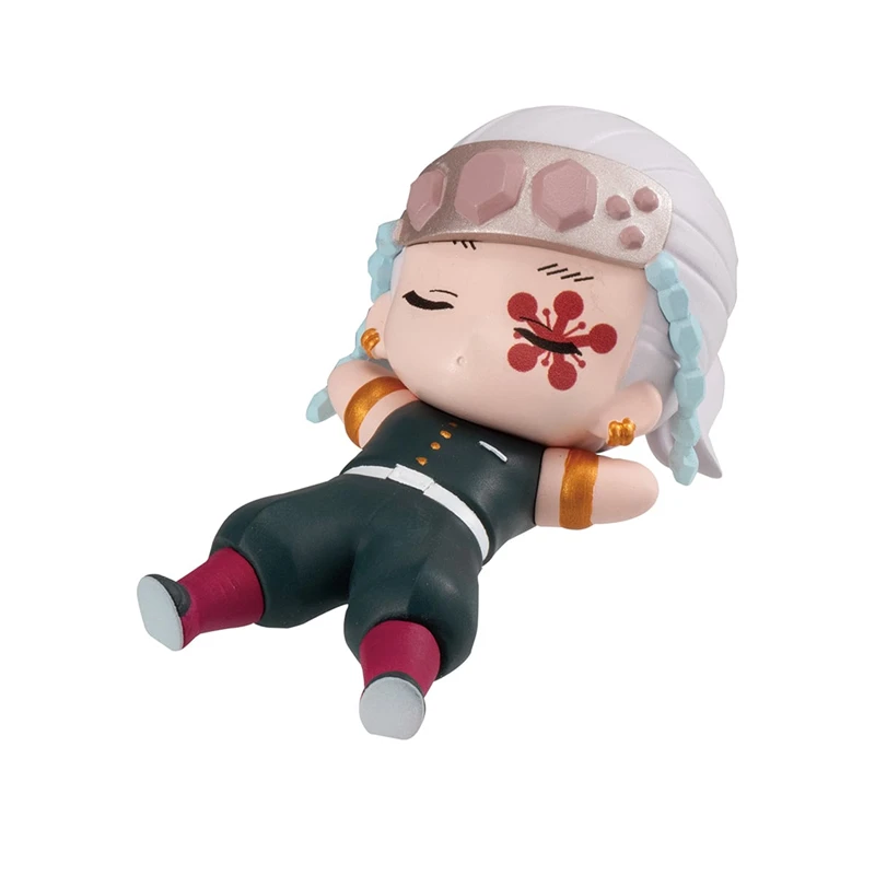 Bandai Demon Slayer modelo de figuras de acción estilo de sueño Gashapon Giyuu Uzui Tengen Kyoujurou adorno de escritorio oficial genuino