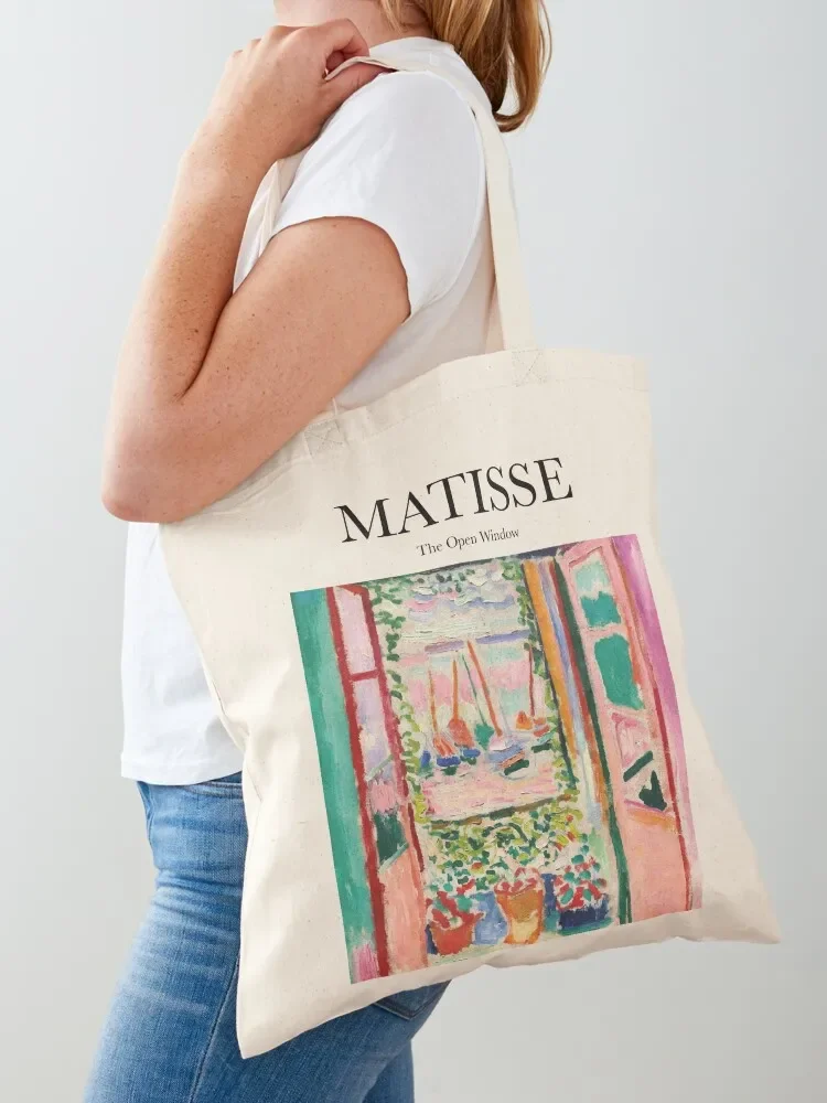 Matisse - The Open Window Tote Bag shopper bags for women Portable shopping bag custom canvas bag Canvas Tote