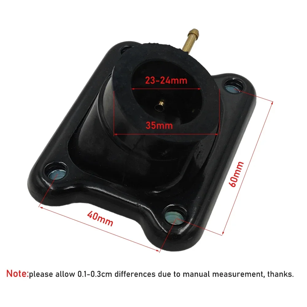 Motocyklowy kolektor dolotowy gaźnika do Derbi D50BO EBE EBS GPR 50 Aprilia RX SX 50 Ansaugstutzen Carb Intake Interface — zdjęcie 7