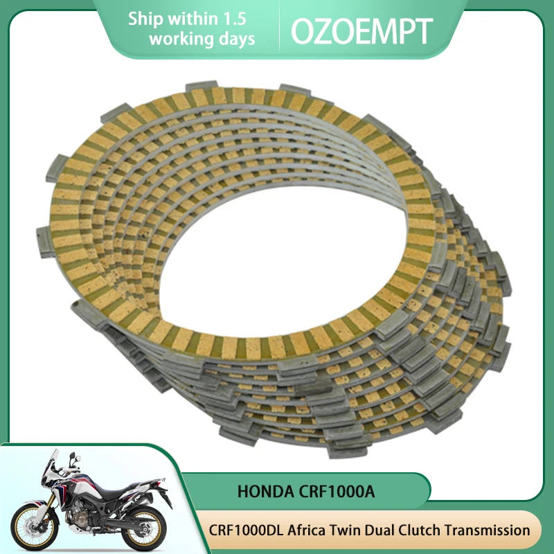 

OZOEMPT Fibrous Clutch plate Apply to HONDA CRF1000A CRF1000DL Africa Twin Dual Clutch Transmission 16-17