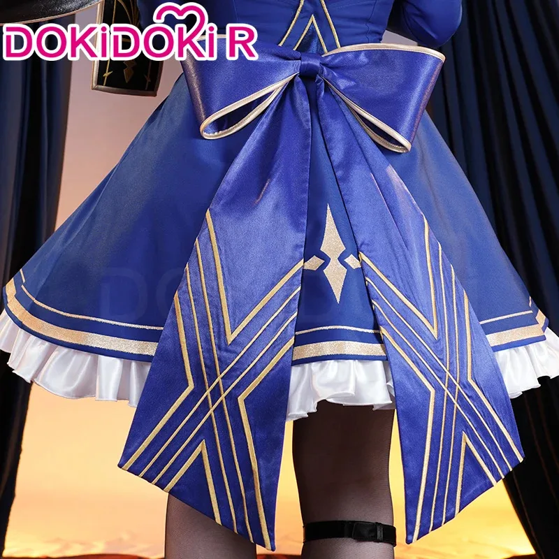 qq28LQSaber Cosplay Game Honkai: Star Rail x Fate Stay Night 【S-2XL】DokiDoki-R فستان الهالوين الأزرق Saber Costume Plus Si