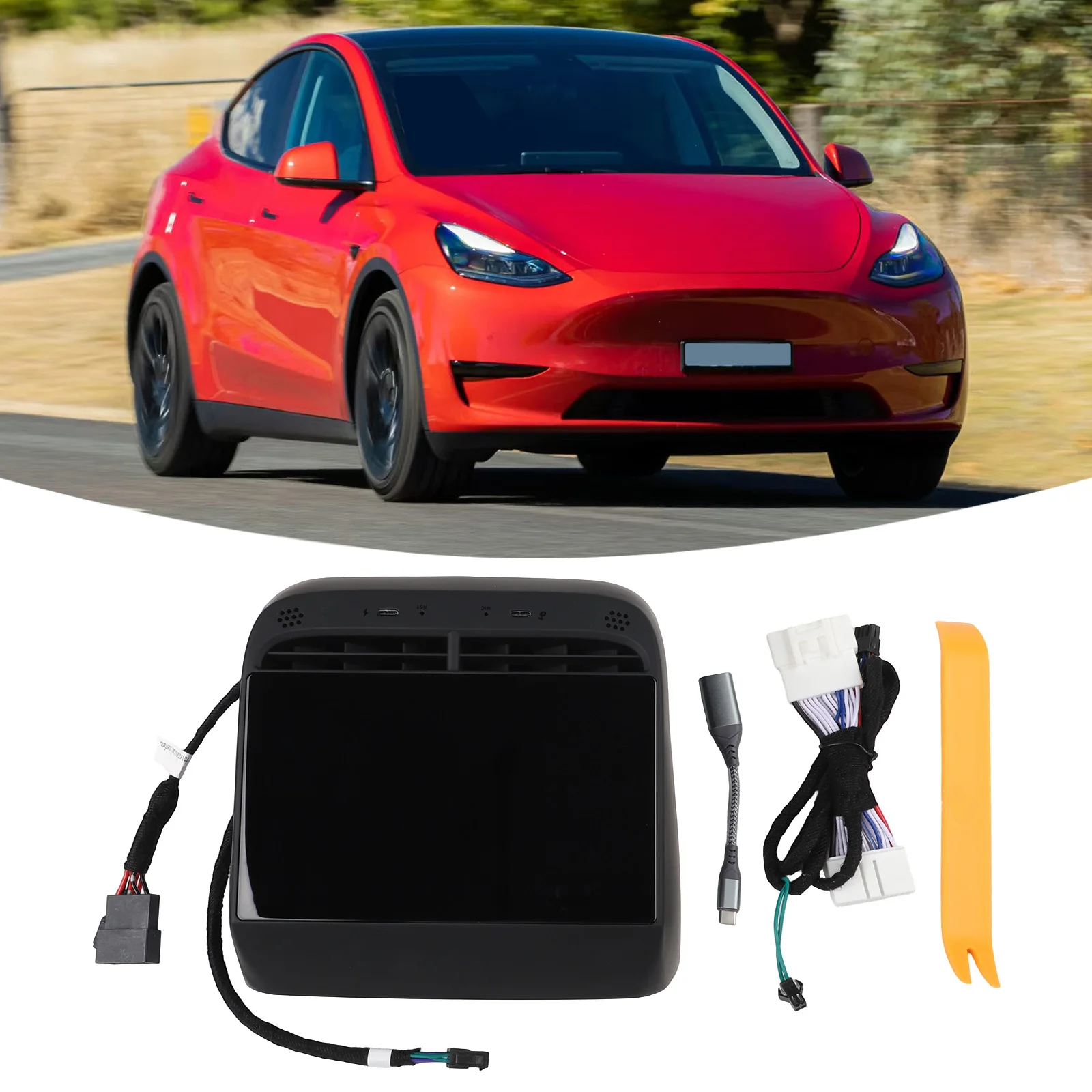 

Parts Display Car Climate Control Entertainment System Fittings Touch Screen Multi-function Rear Replacement Practical