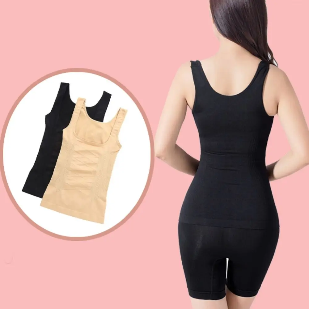 

Seamless Tummy Control Shapewear Compression Underwear Women's Waist Trainer Chest Support Vest Corset Slimming Body Shapers