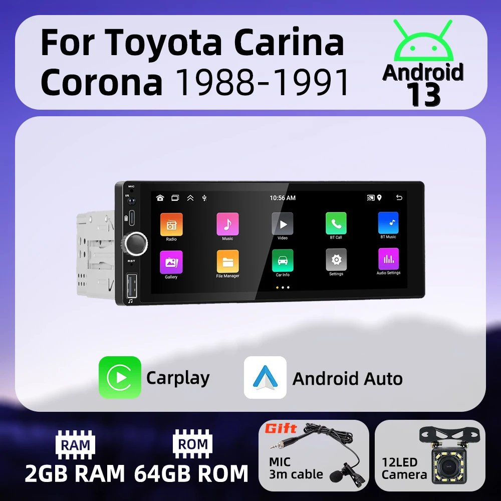 1Din Carplay Androi… - image