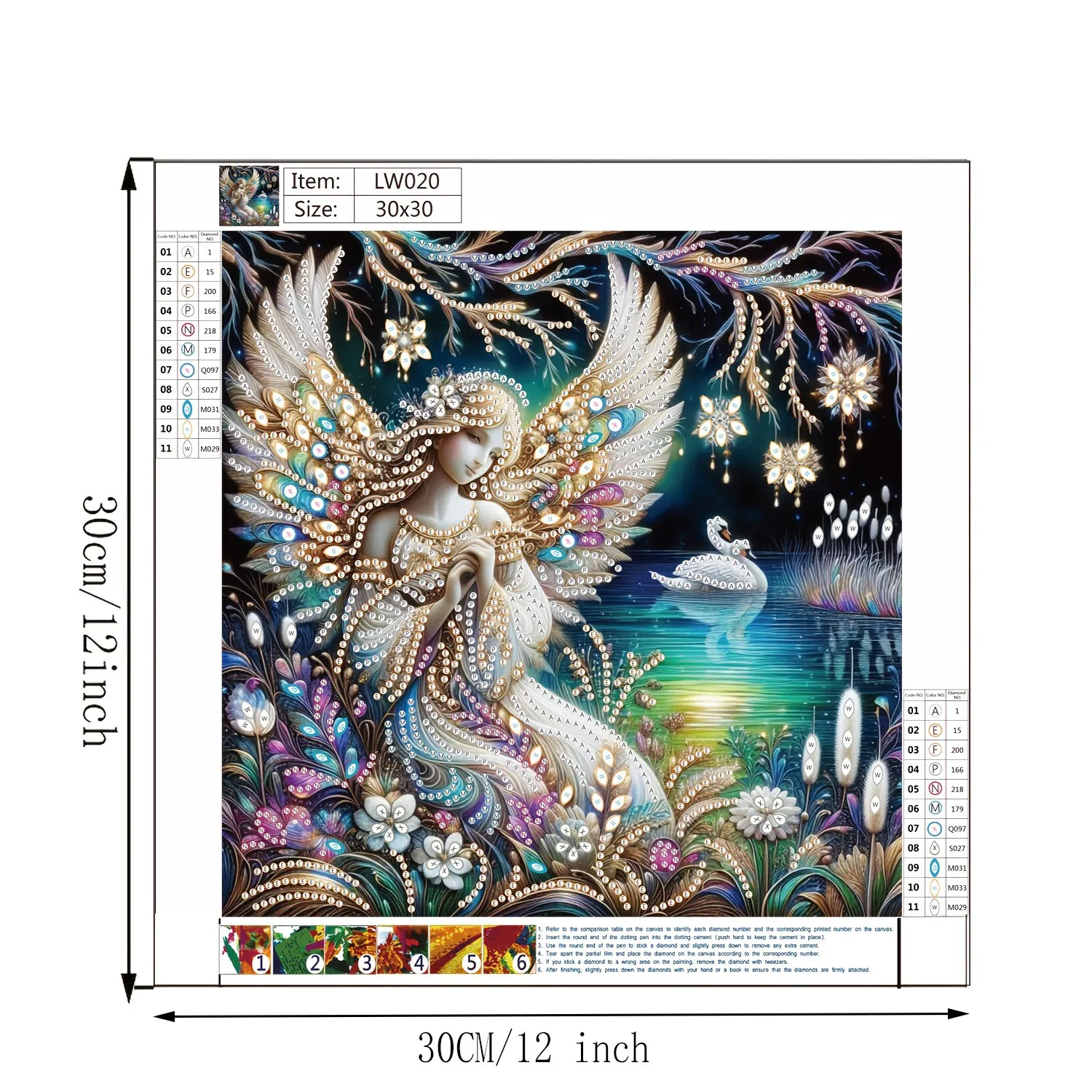 Tiger Angel owl Lion 5D Partial Diamond Painting Kit - Special Shaped Crystal Art, Frameless Mosaic Sparkling Craft Home Decor