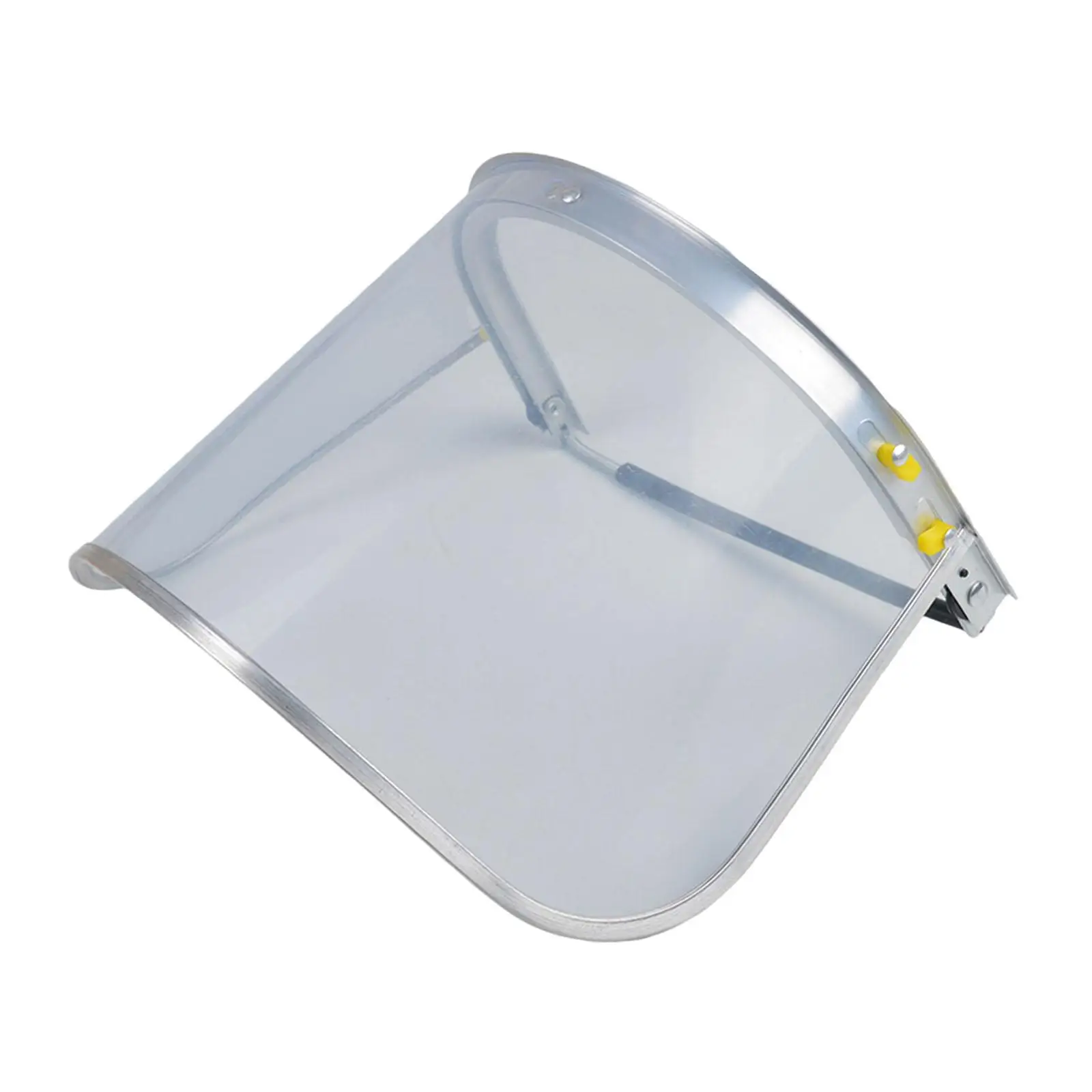 Full Face Replacement Bracket Mask for Hard Hat Adapter Clear PVC Visor Flip Up Down Protect Eyes Nose Mouth Gardening Sawdust