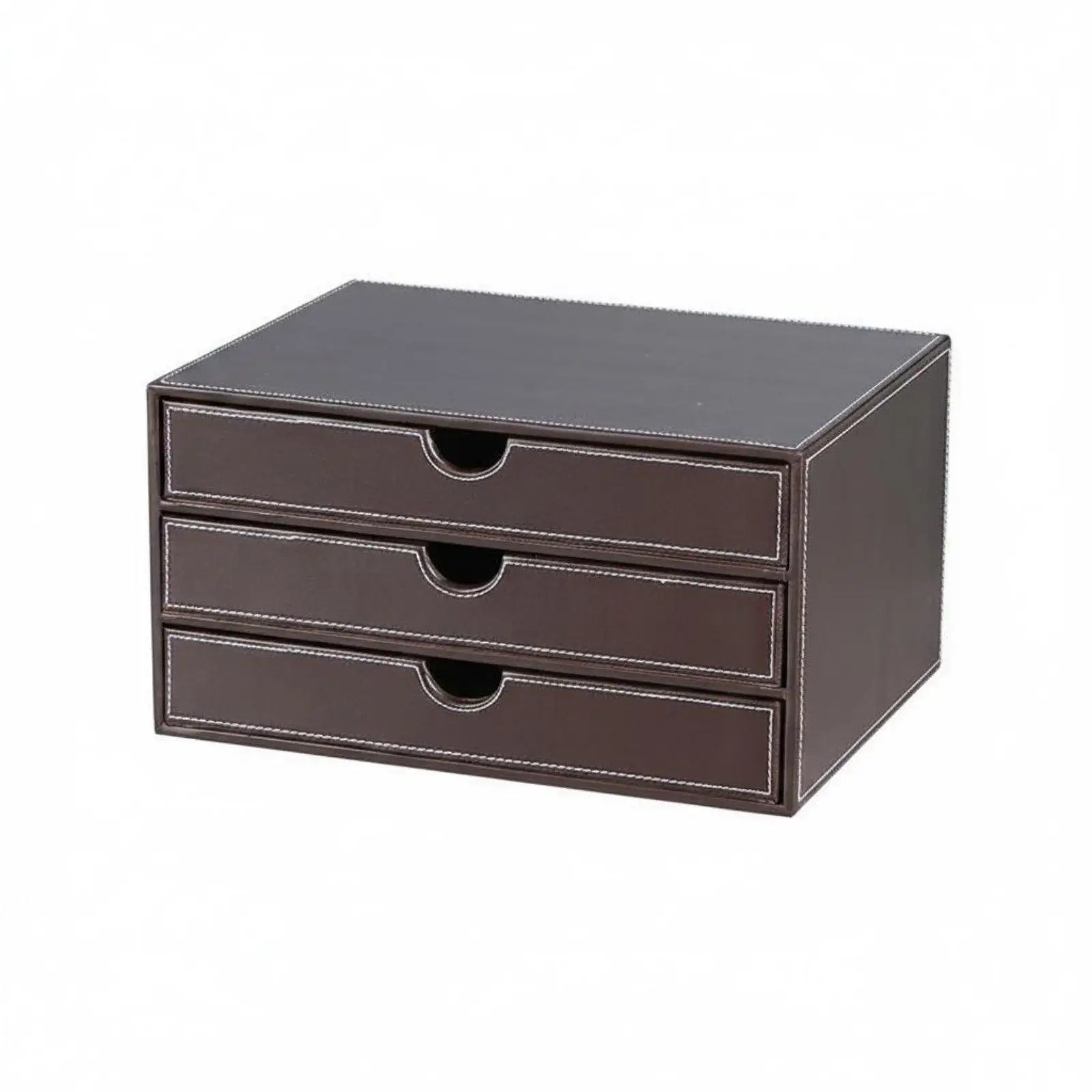 Three Tier Document Filing Cabinet Desktop Storage Drawers Compact Desk File Holder for Office Organization Needs